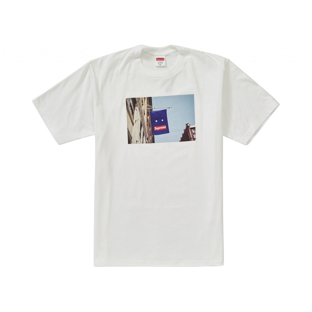 Supreme Banner Tee Blue by Youbetterfly